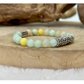 Bracelet zen en amazonite