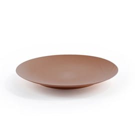 4 assiettes plates bréhat caramel