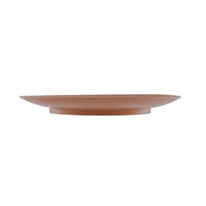 4 assiettes plates 25cm brehat caramel