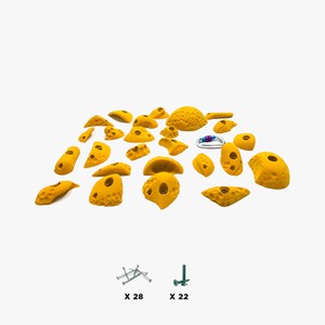 25 prises escalade - bubble