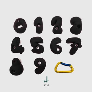 10 prises escalade enfant - nombre