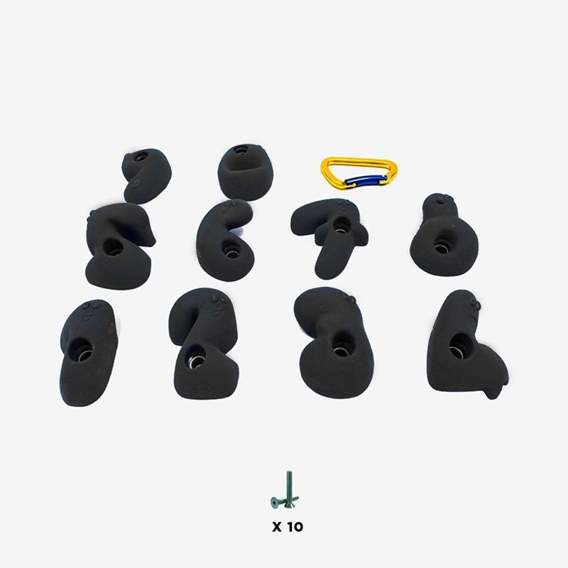 Osm'Ose - 10 prises escalade enfant - nombre