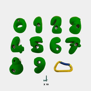 10 prises escalade enfant - nombre