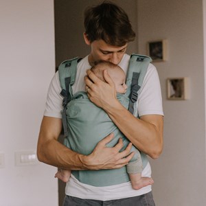 Porte bébé boba x sea mist