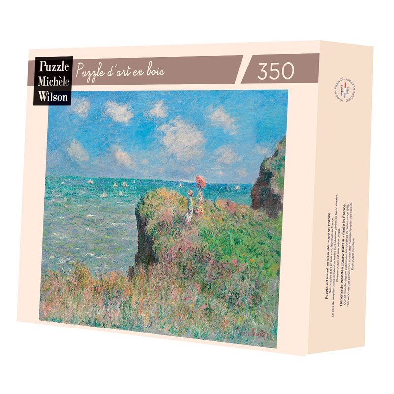 Puzzle Michèle Wilson - Promenade sur la falaise de monet