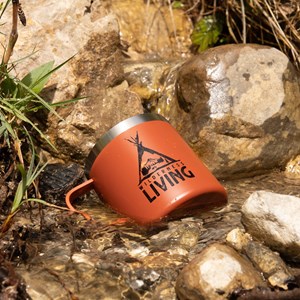 Tasse vintage beaver terre cuite