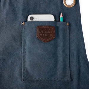 Tablier cuir homme n°547 bleu marine