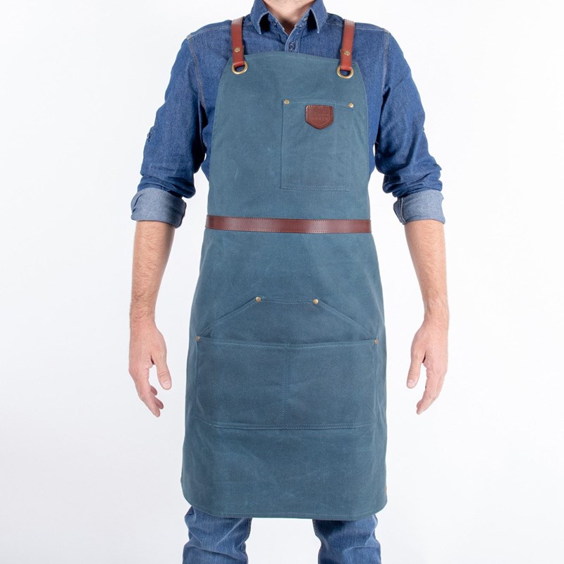 Alaskan Maker - Tablier multipoches n°281 bleu canard