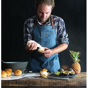 Tablier de cuisine n°325 denim foncé