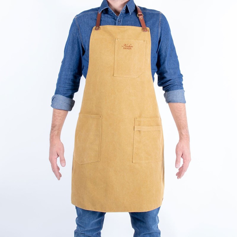 Alaskan Maker - Tablier coton polyester n°325 moutarde