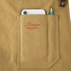 Tablier coton polyester n°325 moutarde