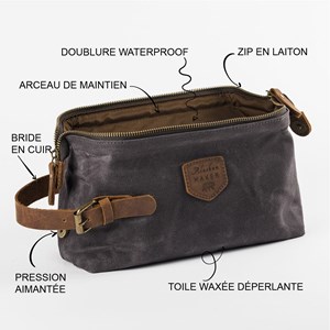 Trousse toilette homme voyage k2 noir