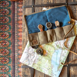 Etui à montres woodchuck havane