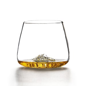 Set 2 verres topographic fuji & denali