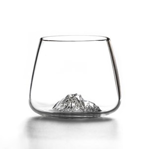 Set 2 verres topographic fuji & denali