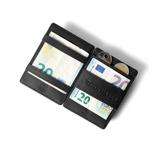 Porte carte cuir magic handy noir