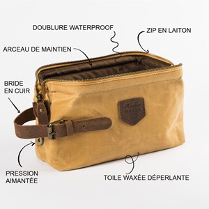 Trousse toilette originale k2 moutarde