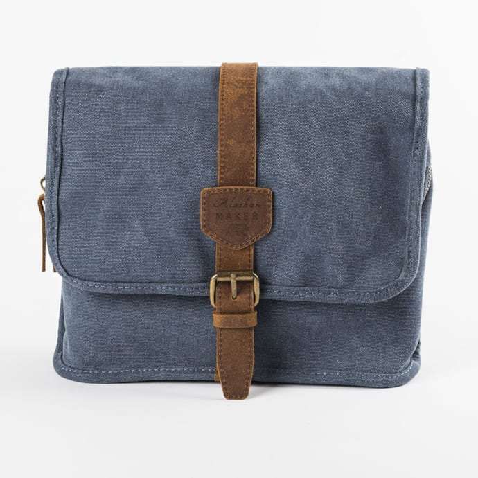 Grande Trousse De Toilette Pliable NOVAGO - Trousse Maquillage Voyage - Bleu Foncé