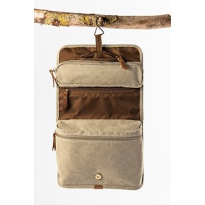 Trousse de toilette vintage naturel