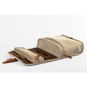 Trousse de toilette vintage naturel