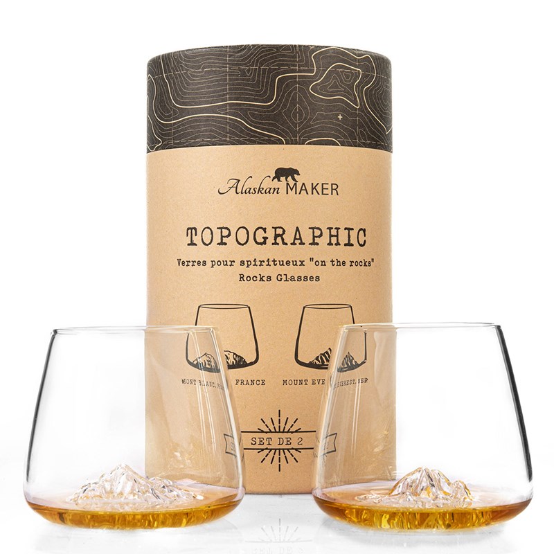 Alaskan Maker - Set de 2 verres mont blanc & everest