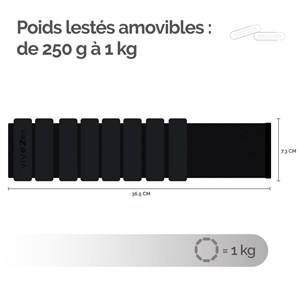 Poids lestés réglables