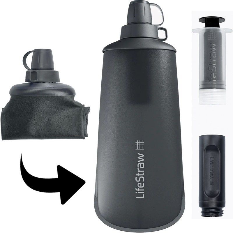 Filtre et gourde lifestraw flex basic peak series 1l gris
