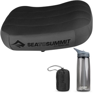 Oreiller gonflable sea to summit aeros premium pillow large gris