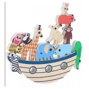 Jeu d equilibre arche de noe en bois