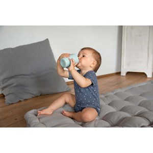 Tasse d'apprentissage bleu