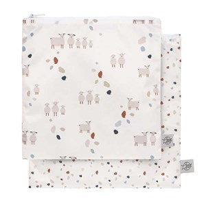 Lot de 2 pochettes à snack mouton