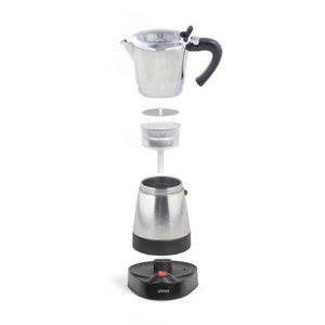 Cafetière italienne électrique acier 6 t
