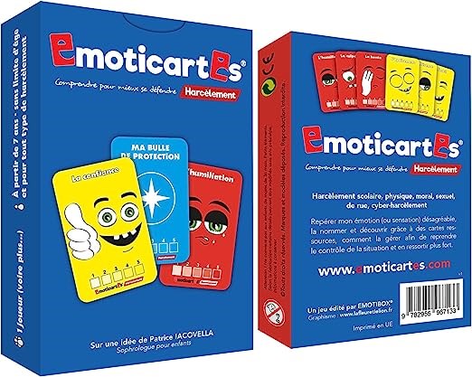 Emoticartes - Emoticartes : jeu émotions harcèlement