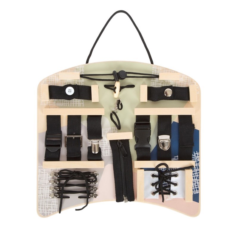 Planche motricité fermetures fixation (Small Foot Company) - Image 1