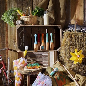 Jeu de quilles bowling bicolores