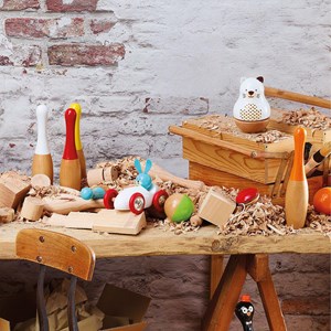 Jeu de quilles bowling bicolores