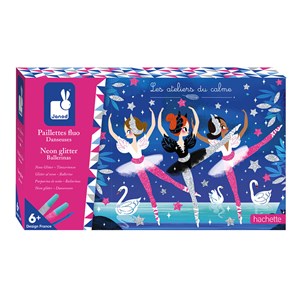 Set créatif paillettes fluo danseuses