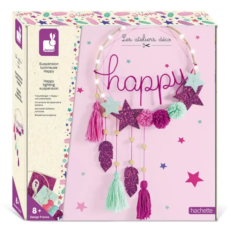 Kit créatif suspension lumineuse happy