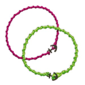 Coffret 7 bracelets brésiliens fluo à