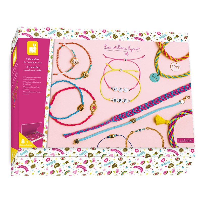 Coffret 13 bracelets de l'amitié à cr?