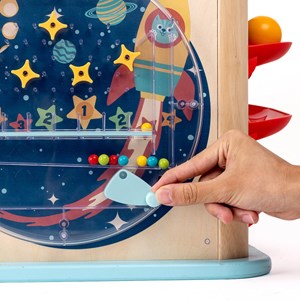 Grand cube d'activités interactif 5en1