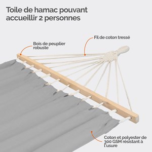 Toile de hamac - 150 x 270 cm