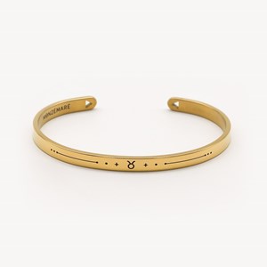 Bracelet femme taureau jonc zodiaque