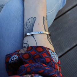 Bracelet femme gémeaux jonc zodiaque