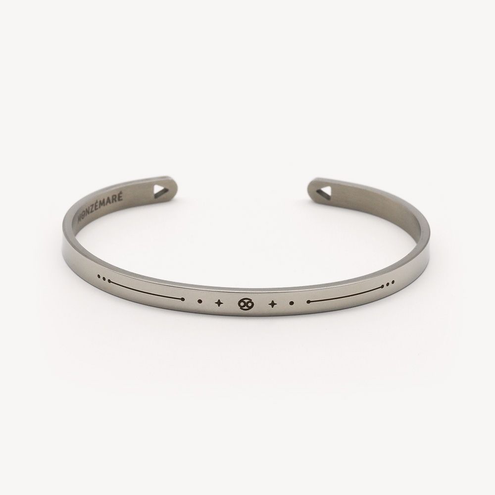 Bracelet femme cancer jonc zodiaque