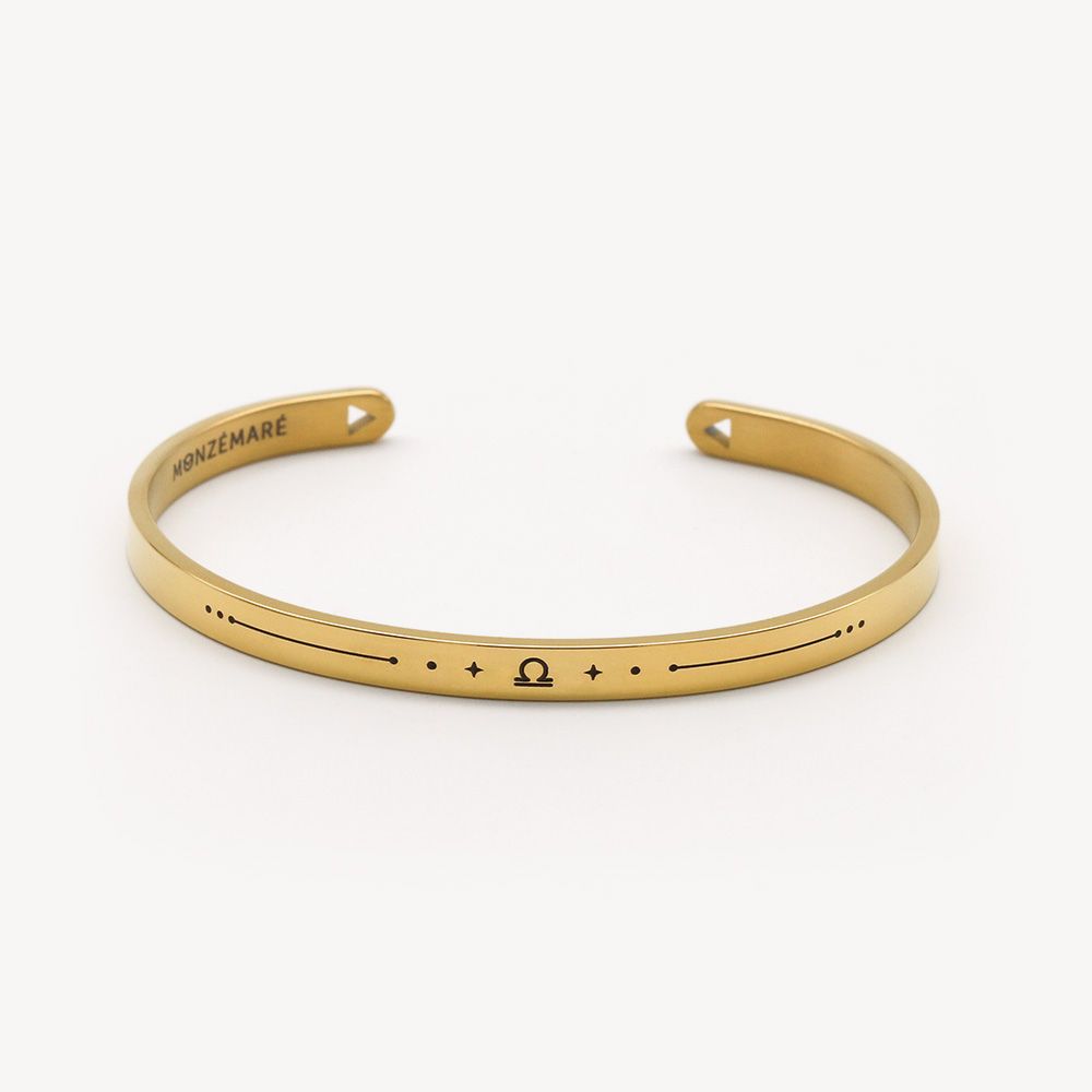 Bracelet femme balance jonc zodiaque