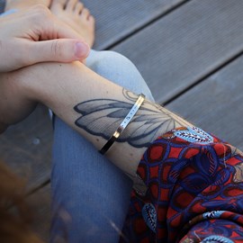 Bracelet femme capricorne jonc zodiaque