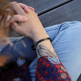 Bracelet femme capricorne jonc zodiaque