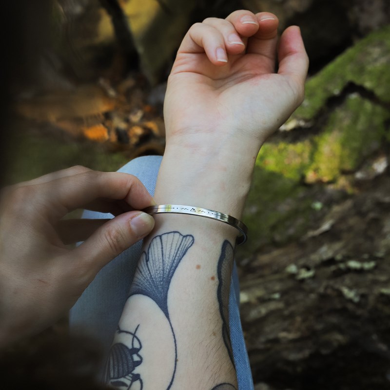 Monzémaré - Bracelet jonc femme - escalade montagne
