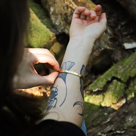 Bracelet jonc femme - escalade montagne